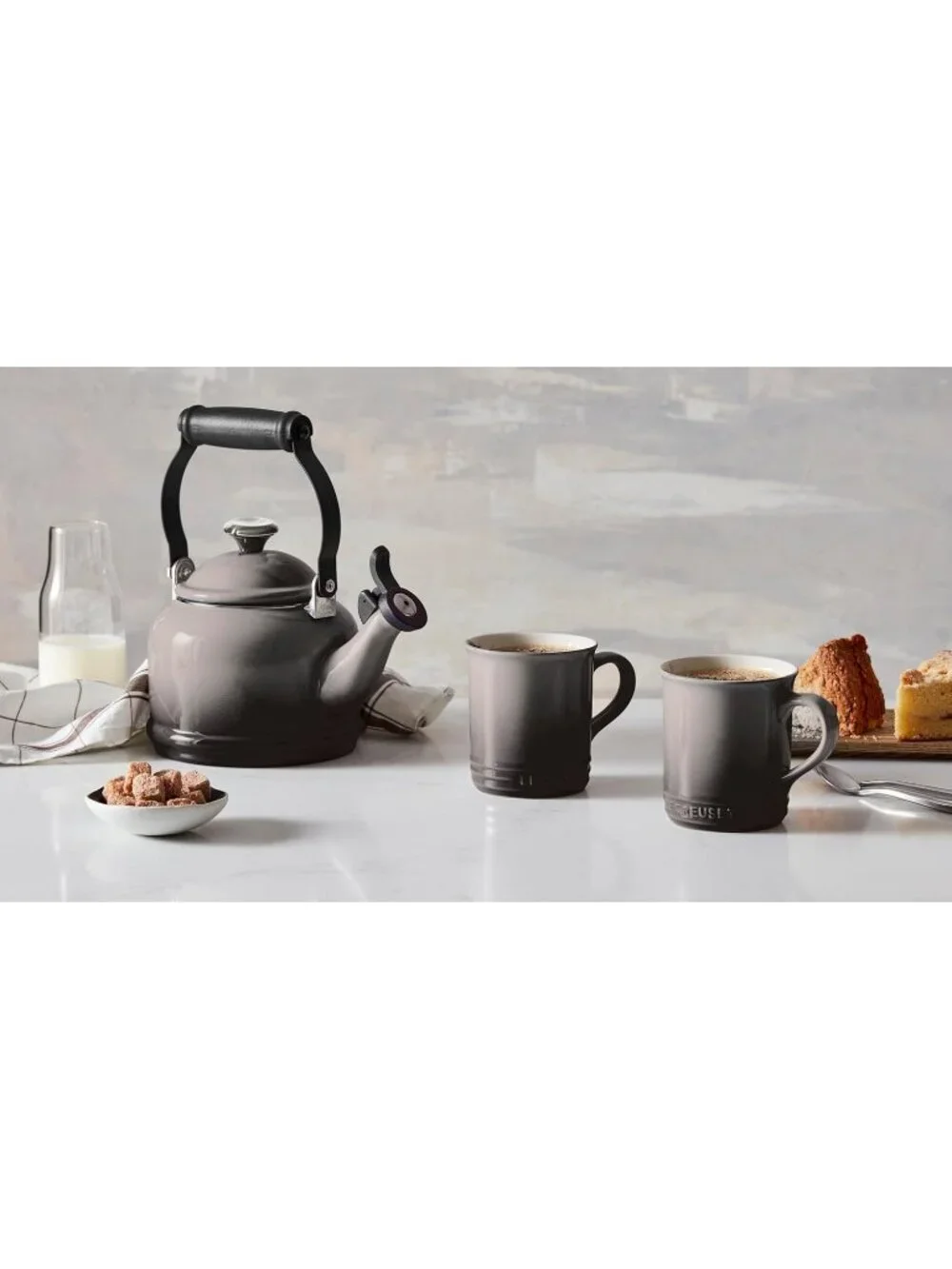 Riviera Enamel Steel Demi Teakettles 1.25 Quart Stainless steel Pot For Kitchen